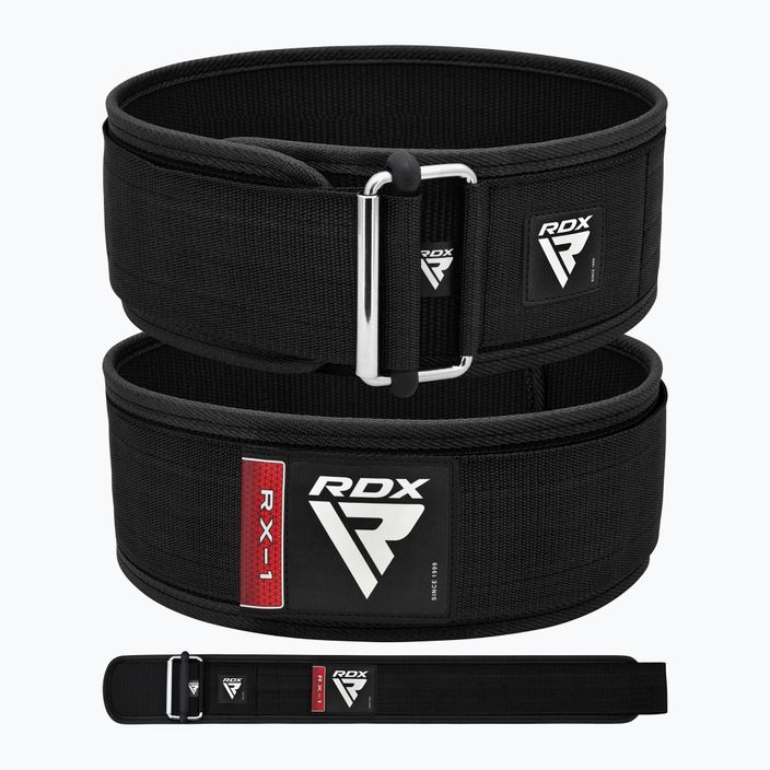 Pas do podnoszenia ciężarów RDX RX1 Weight Lifting Strap black 3