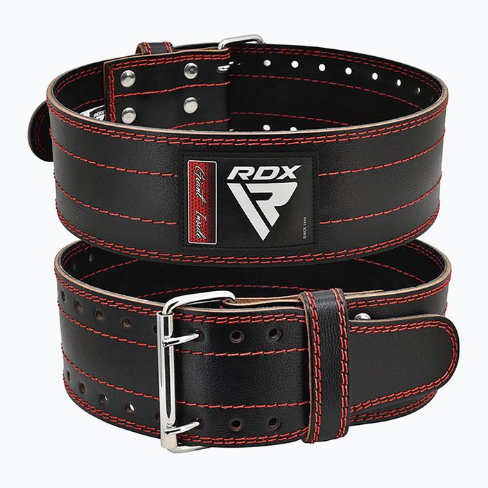 Pas do podnoszenia ciężarów RDX RD1 Weight Lifiting Power red 2