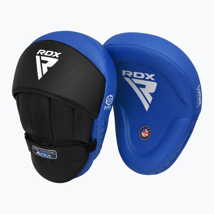 Łapy treningowe RDX Apex Curved Training Boxing Pads blue 2