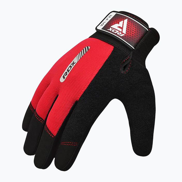 Rękawiczki treningowe RDX Weight Lifting W1 red 2