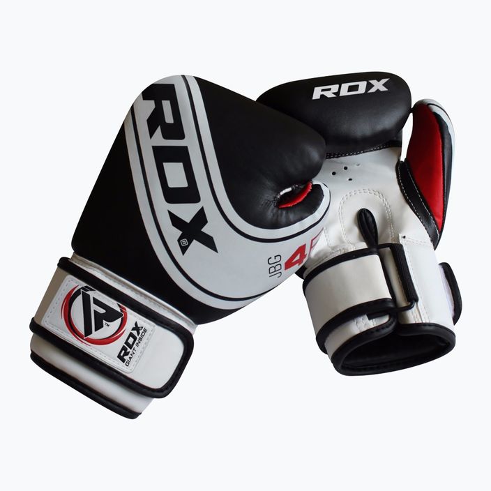 Rękawice bokserskie dziecięce RDX JBG-4 white/black 10