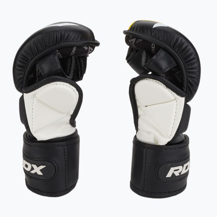 Rękawice grapplingowe RDX Grappling Glove REX T6 yellow 4