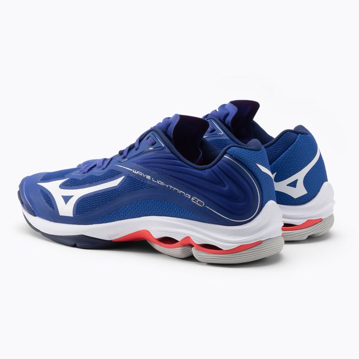 Buty do siatkówki Mizuno Wave Lightning Z6 niebieskie V1GA200020 3