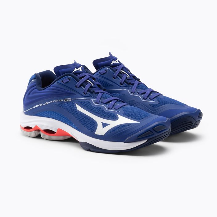 Buty do siatkówki Mizuno Wave Lightning Z6 niebieskie V1GA200020 5