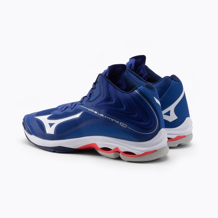 Buty do siatkówki Mizuno Wave Lightning Z6 Mid niebieskie V1GA200520 3