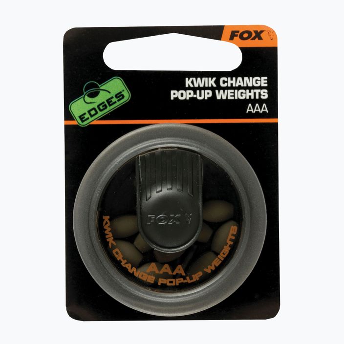 Ciężarki karpiowe FOX Edges Kwick Change Pop-up Weight brązowe CAC514