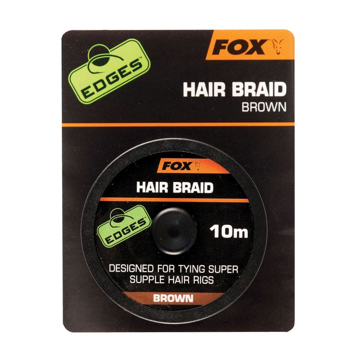 Plecionka karpiowa Fox International Edges Hair Braid brown 2