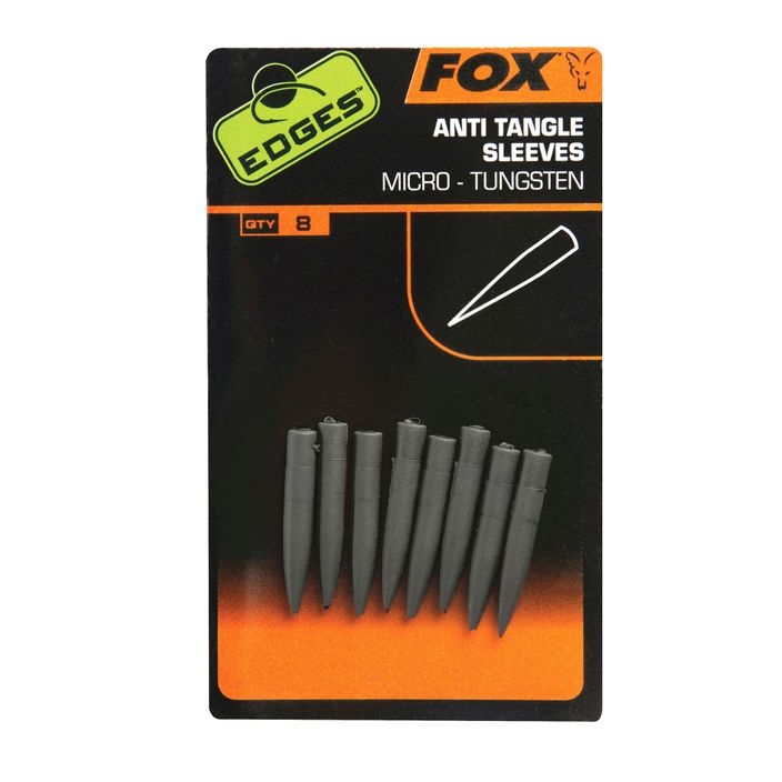 Gumki antysplątaniowe Fox International Edges Tungsten Anti tangle Sleeve 8 szt. micro 2