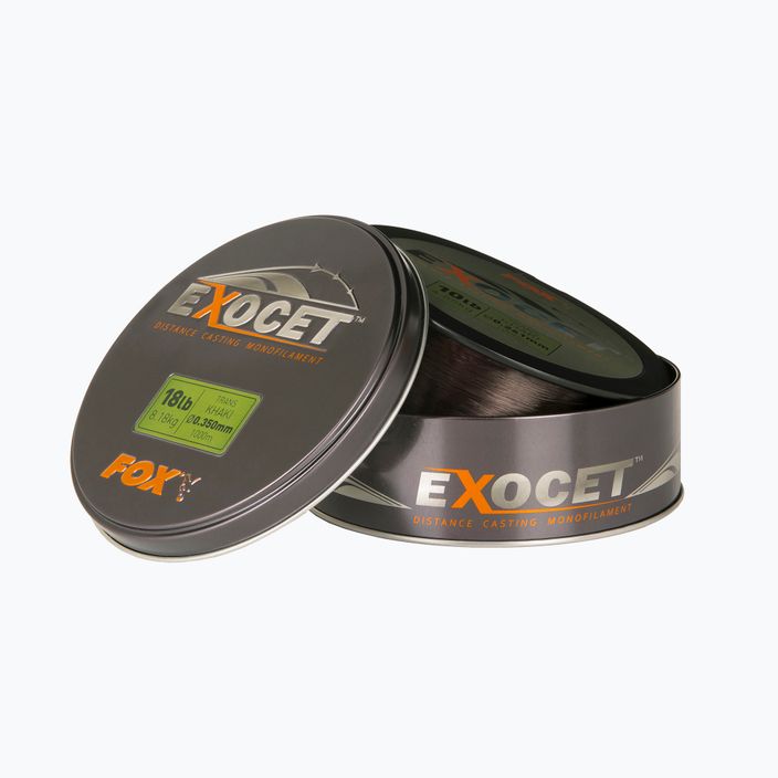 Żyłka Fox International Exocet Mono 1000 m trans khaki 2