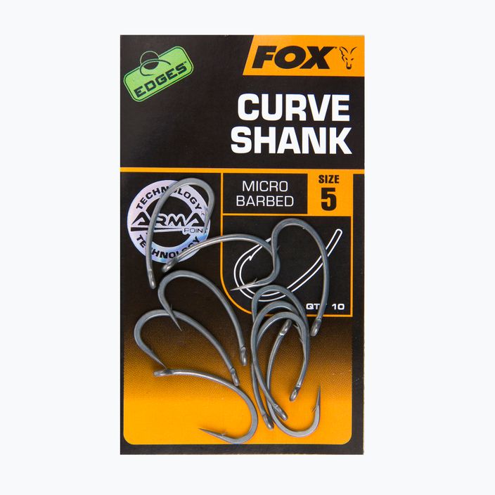 Haki karpiowe Fox International Edges Armapoint Curve Shank Size 2