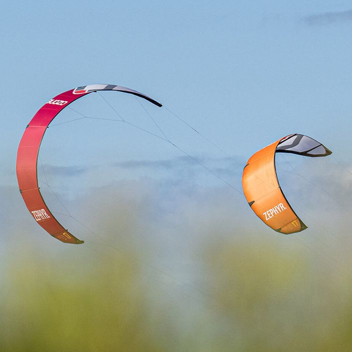 Latawiec kitesurfingowy Ozone Zephyr V7 orange/white 3