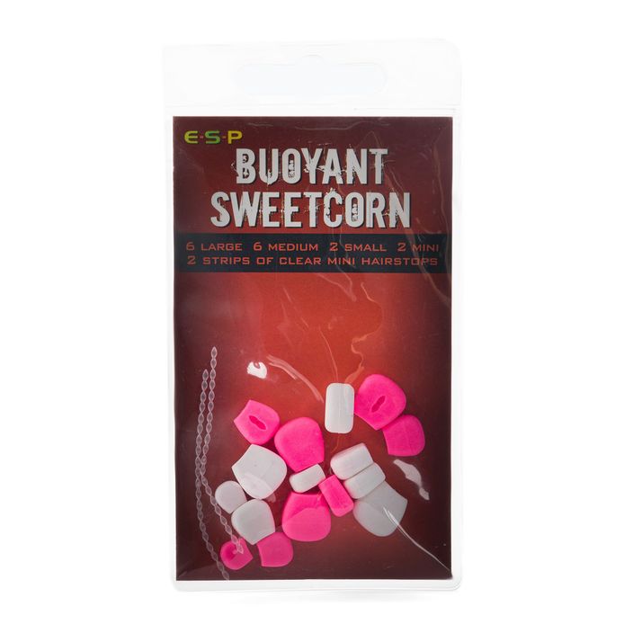 Przynęta sztuczna kukurydza ESP Buoyant Sweetcorn różowao-biała ETBSCPW007 2