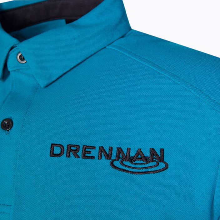 Koszulka wędkarska Drennan Aqua Polo niebieska CSDAP006 3