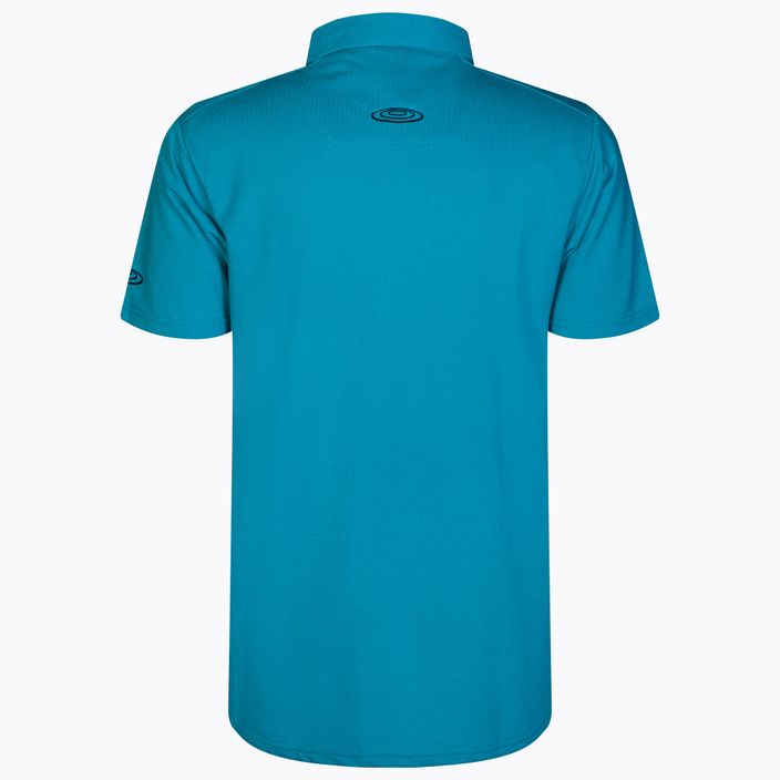 Koszulka wędkarska męska Drennan Aqua Line Polo niebieska CSDAP205 2