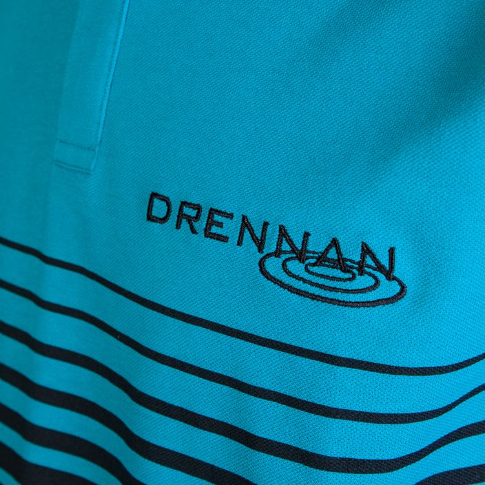 Koszulka wędkarska męska Drennan Aqua Line Polo niebieska CSDAP205 3