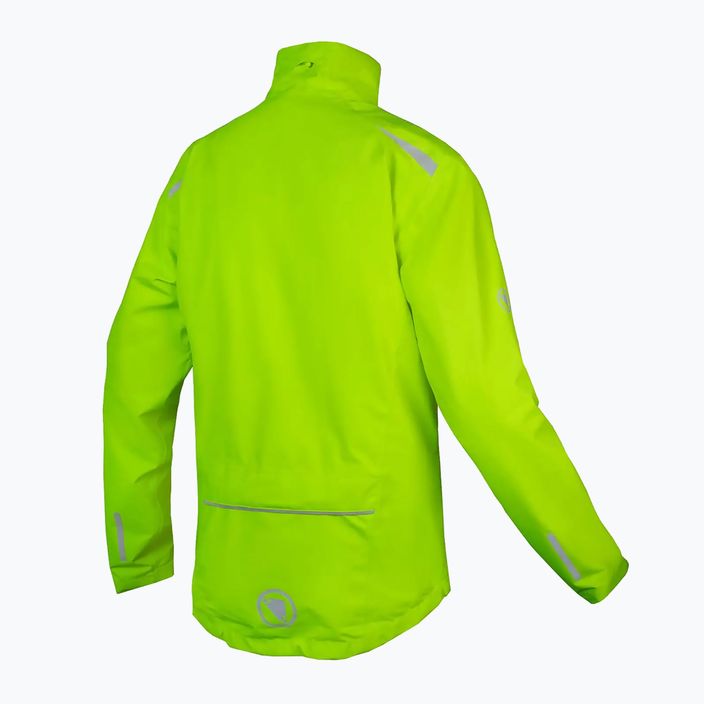 Kurtka rowerowa męska Endura Hummvee Waterproof hi-viz yellow 2