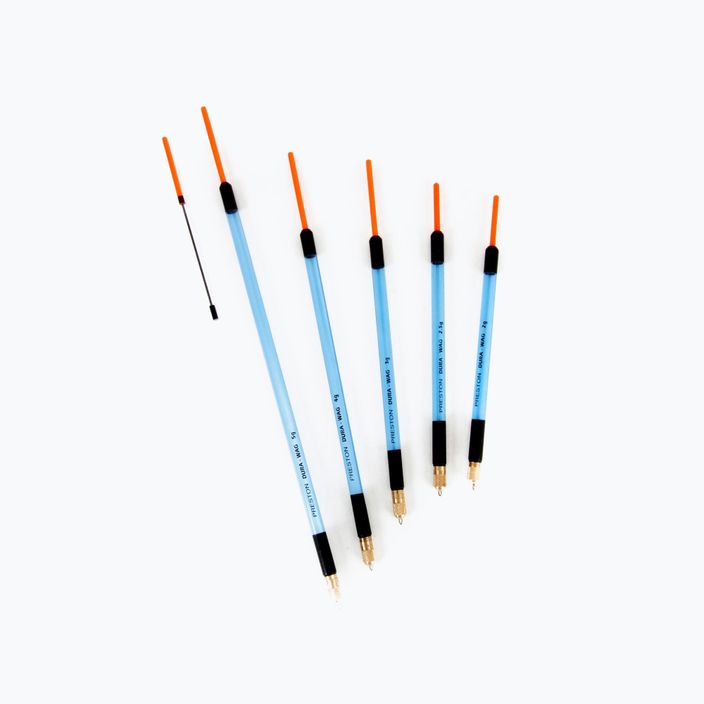 Spławik waggler Preston Innovations Dura Wag Adjustable Straight + Inserts blue/orange
