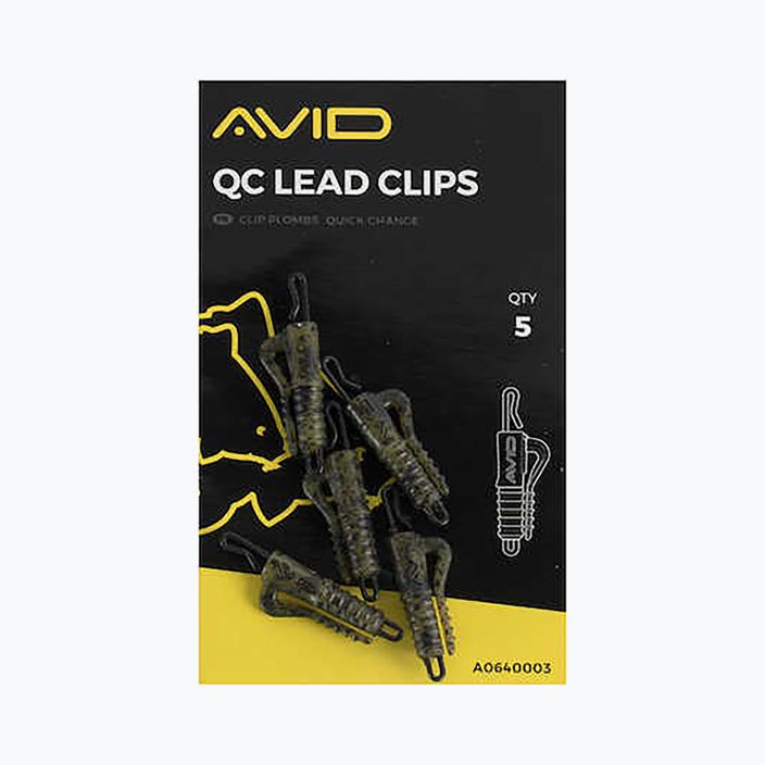 Bezpieczny klips Avid Carp QC Lead Clip camo 2