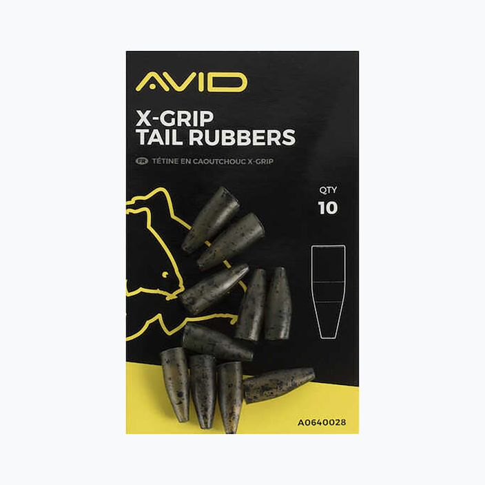 Gumki do bezpiecznych klipsów Avid Carp X- Grip Tail Rubbers camo 2