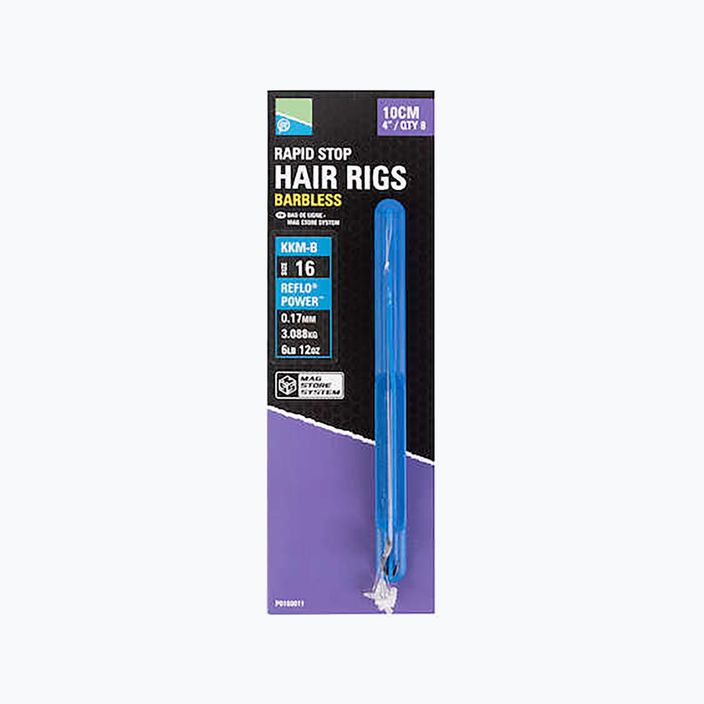 Przypony do methody Preston KKM-B Mag Store Hair Rigs - 15" transparentne P0160013