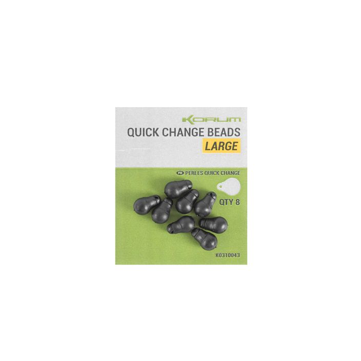Łączniki feederowe Korum Quick Change Beads black 2