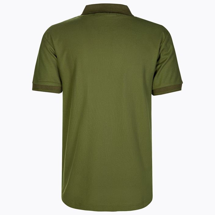 Koszulka wędkarska męska RidgeMonkey Apearel Dropback Polo Shirt zielona RM266 2