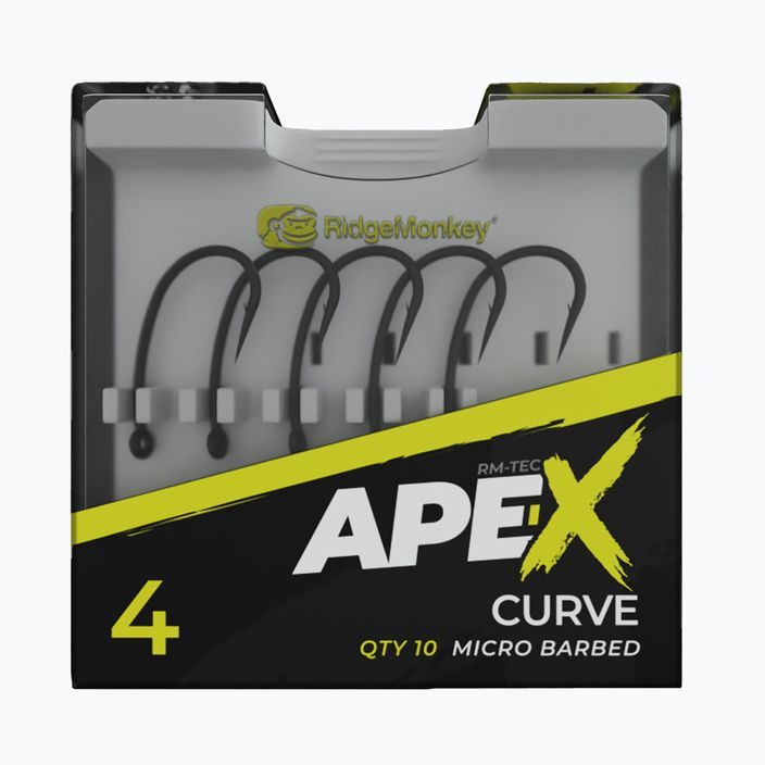 Haki RidgeMonkey Ape-X Curve Barbed szare RMT285 2