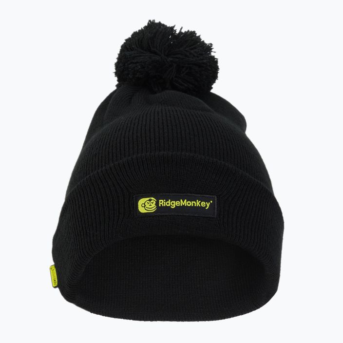 Czapka wędkarska RidgeMonkey Apearel Bobble Beanie Hat czarna RM556 2