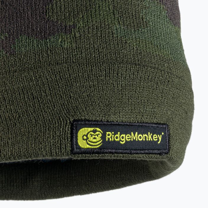Czapka wędkarska RidgeMonkey Apearel Bobble Beanie Hat zielona RM558 3