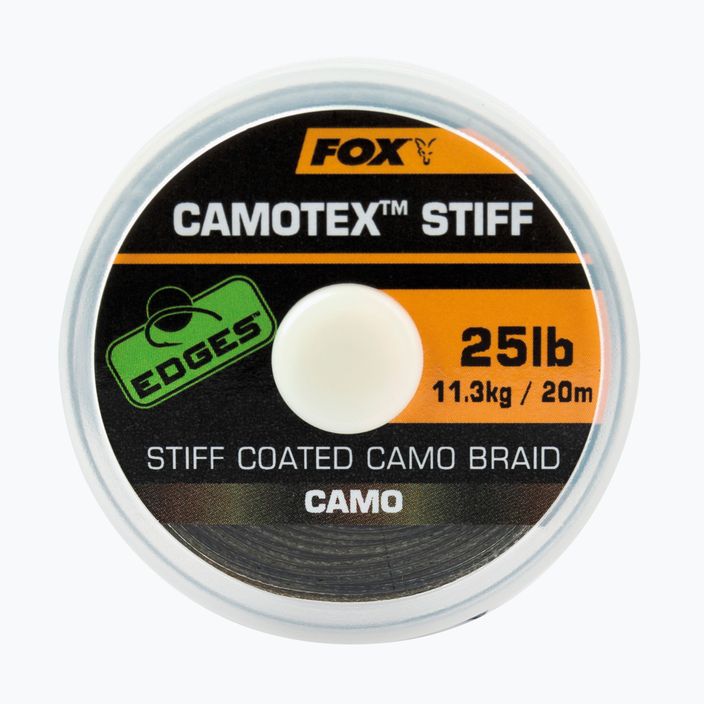 Plecionka karpiowa Fox International Camotex Stiff camo