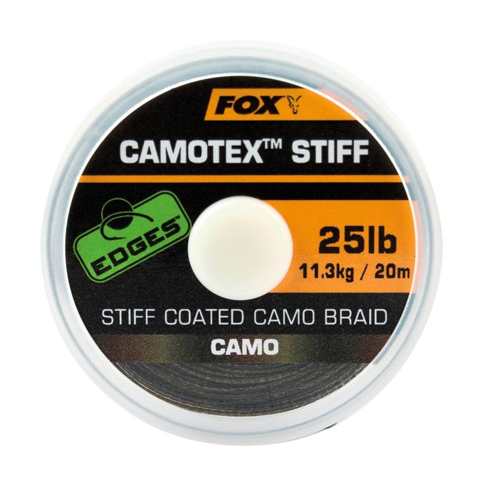 Plecionka karpiowa Fox International Camotex Stiff camo 2