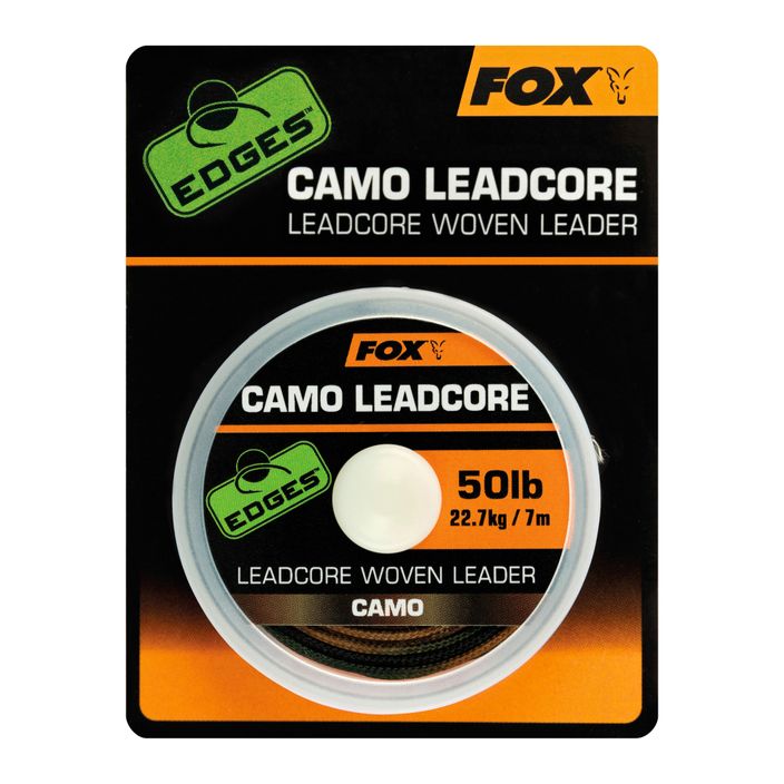 Plecionka przyponowa karpiowa Fox International Camo Leadcore 7 m 2