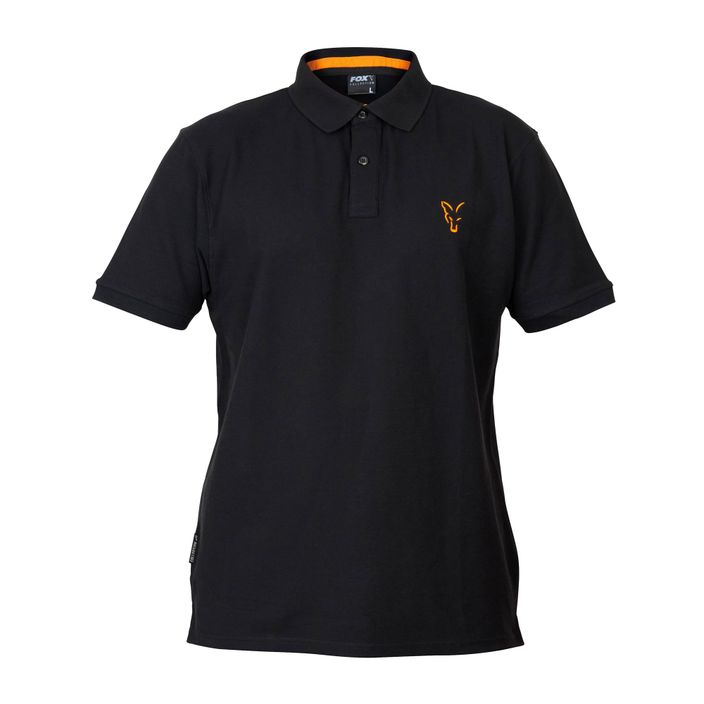 Koszulka polo męska Fox International Collection Black/Orange Polo Shirt 2
