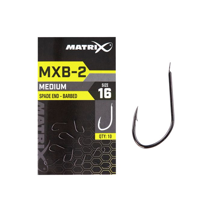 Haki do metody Matrix MXB-2 Barbed Spade End 10 szt. black nickel 2