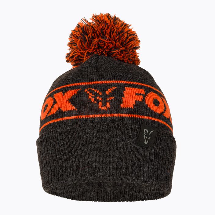 Czapka zimowa Fox International Collection Bobble black/orange 2