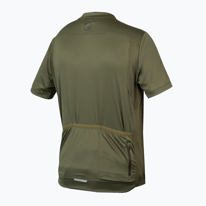 Koszulka rowerowa męska Endura Hummvee II S/S olive green 7