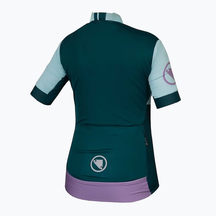 Koszulka rowerowa damska Endura FS260 Print S/S violet 10
