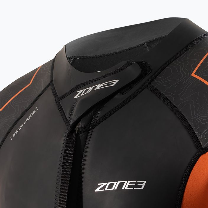 Pianka triathlonowa męska ZONE3 Versa Swimrun black/orange/gunmetal 3