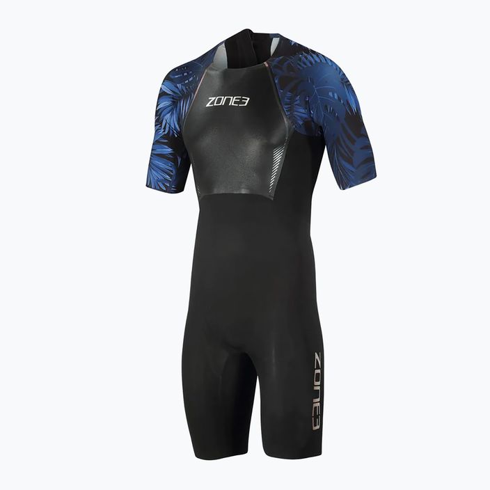 Strój startowy triathlonowy męski ZONE3 Swimskin black/blue 7