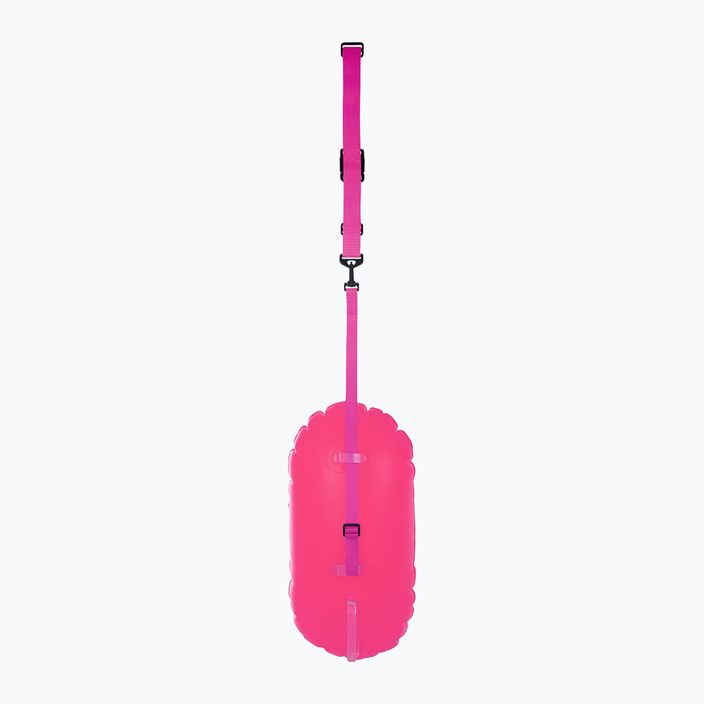 Bojka asekuracyjna ZONE3 Swim Safety Tow Float neon pink 2