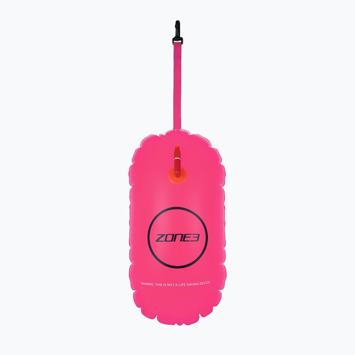 Bojka asekuracyjna ZONE3 Swim Safety Tow Float neon pink 3