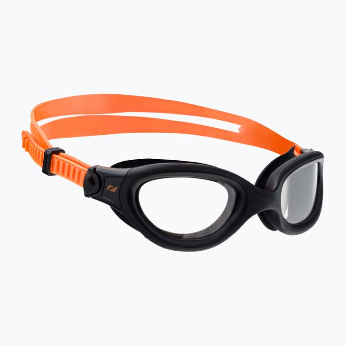 Okulary do pływania ZONE3 Venator-X Swim black/neon orange