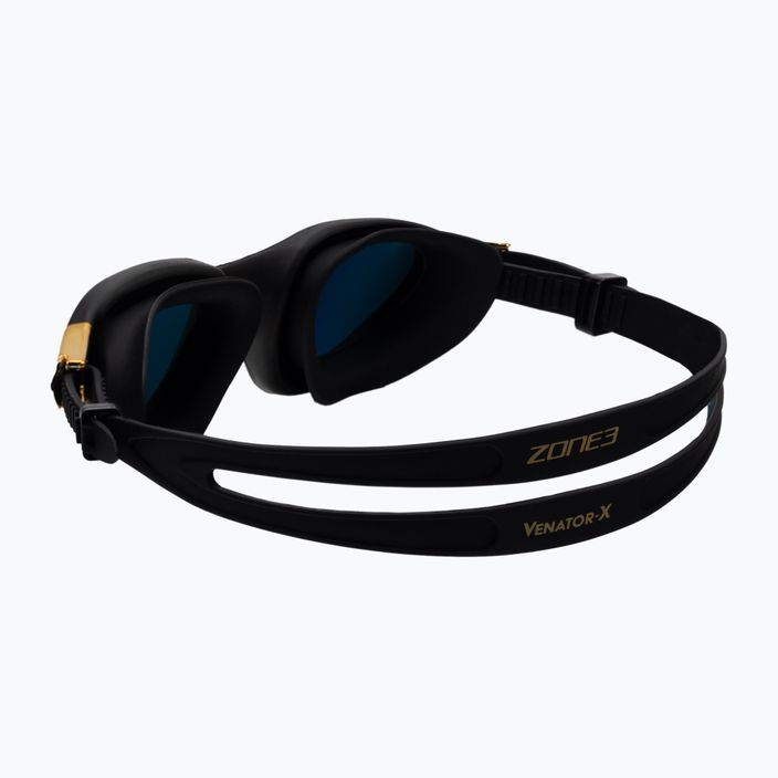 Okulary do pływania ZONE3 Venator-X Swim black/metallic gold 4
