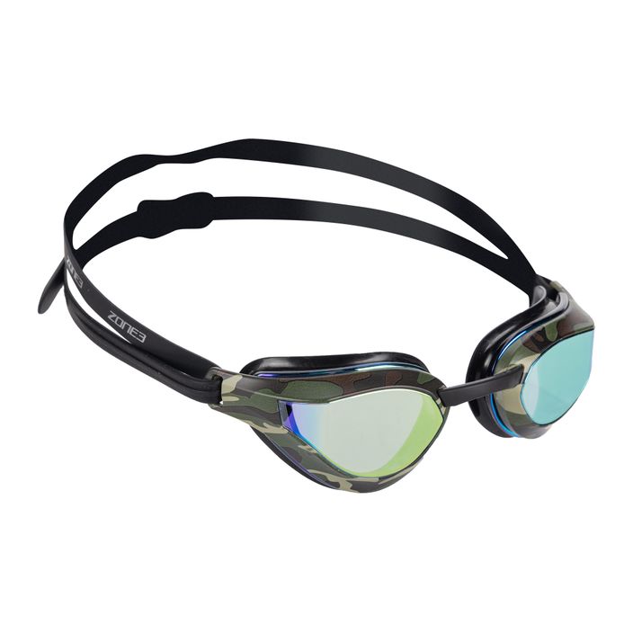 Okulary do pływania ZONE3 Viper-Speed black/green/camo 2