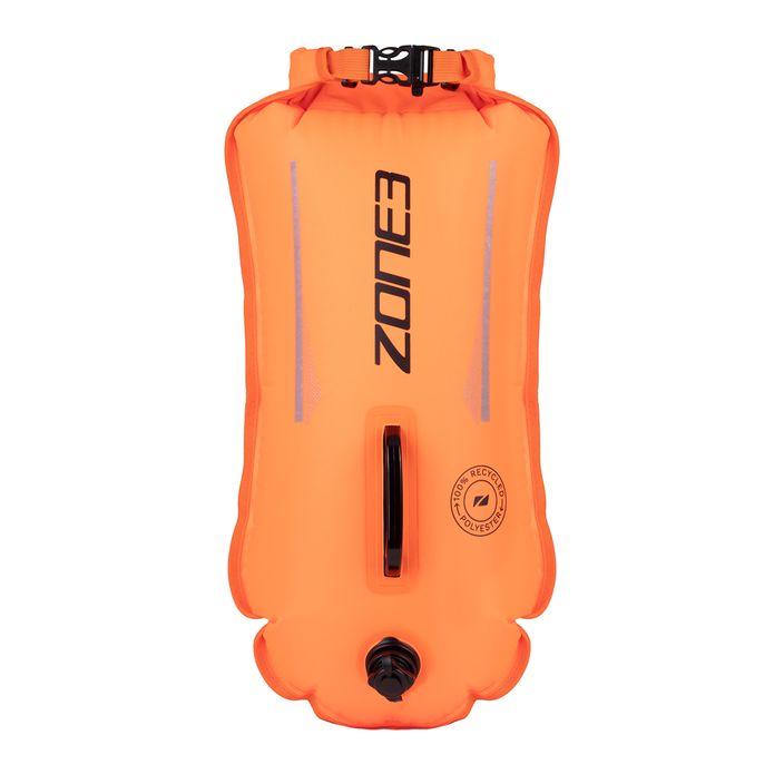 Bojka asekuracyjna ZONE3 Safety Buoy/Dry Bag Recycled 28 l high vis orange 2