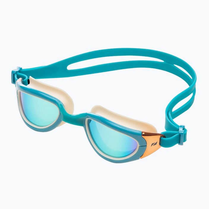 Okulary do pływania ZONE3 Attack teal/cream/cooper