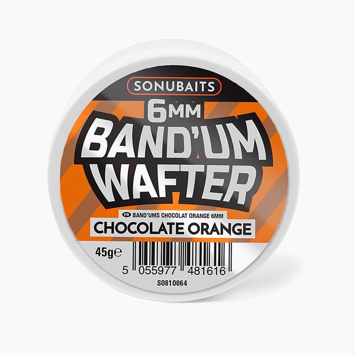 Przynęta haczykowa dumbells Sonubaits Band'um Wafters - Chocolate Orange orange