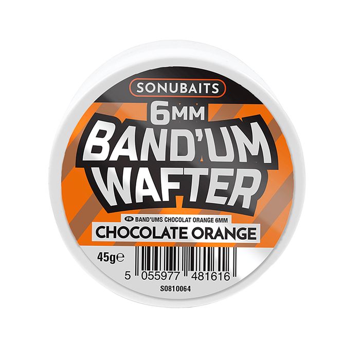Przynęta haczykowa dumbells Sonubaits Band'um Wafters - Chocolate Orange orange 2