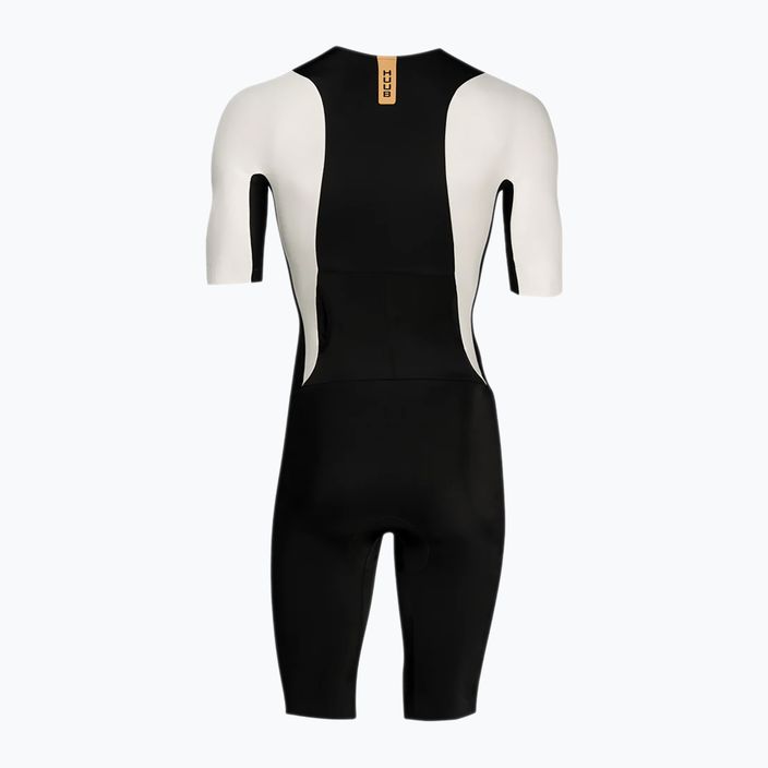Kombinezon triathlonowy męski HUUB Collective Tri Suit black/white 2