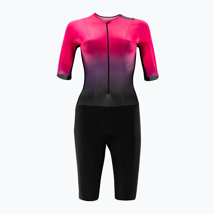 Kombinezon triathlonowy damski HUUB Collective Tri Suit black/rose fade
